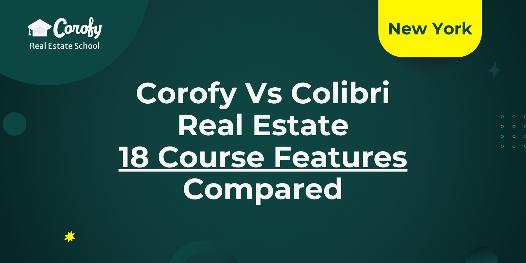 Corofy vs Colibri Real Estate - 18 Course Features Compared