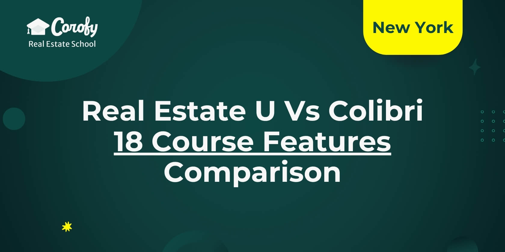 Real Estate U vs Colibri: 18 Feature Comparison