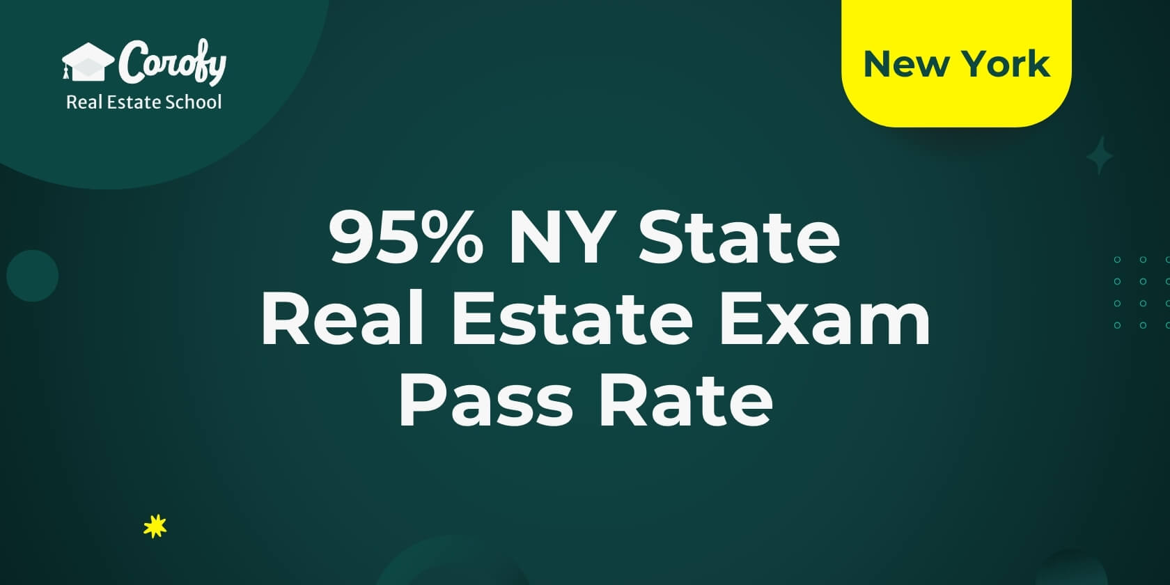 95% NY State Real Estate Exam Pass Rate