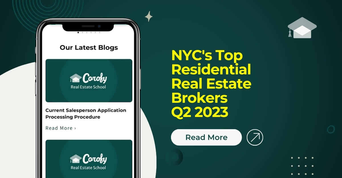 NYC's Top Residential Real Estate Brokers - January 2023