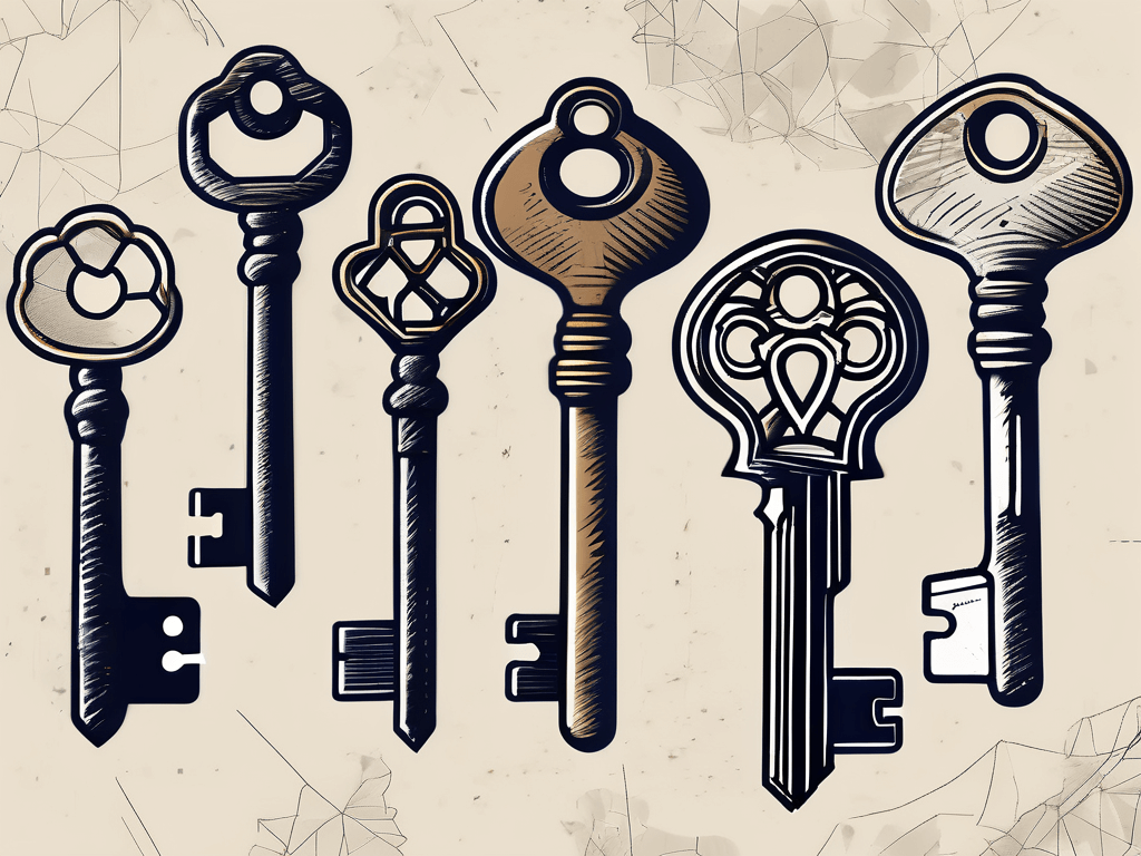 Seven different keys