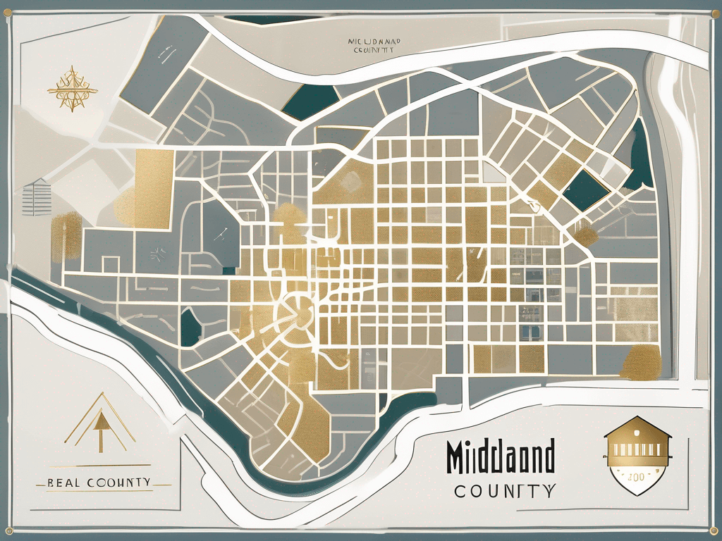 A map of midland county