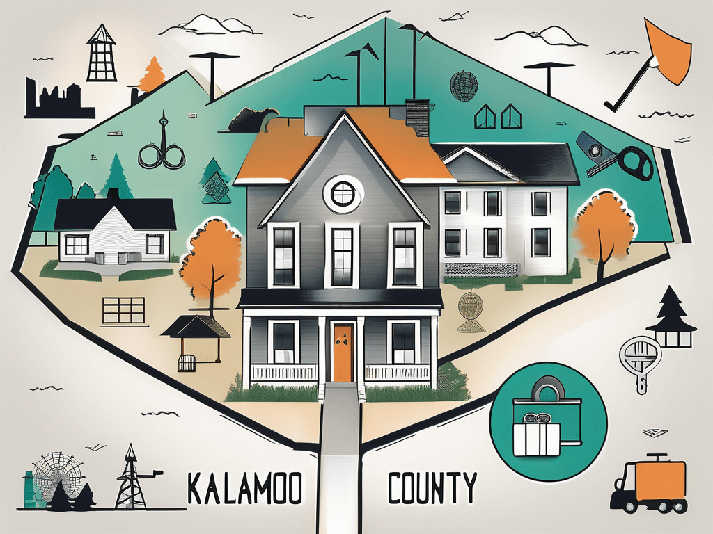 A map of kalamazoo county